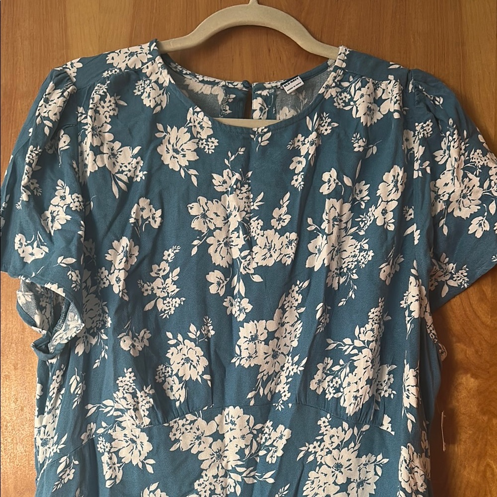 Floral Blue Women's dress